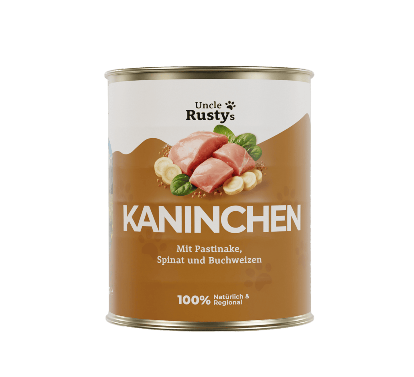 Kaninchen mit Pastinake, Spinat und Buchweizen